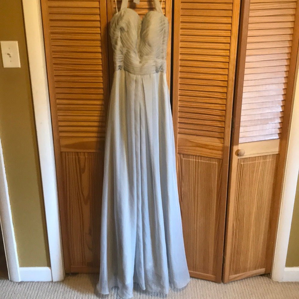 Silver Bridesmaid dress